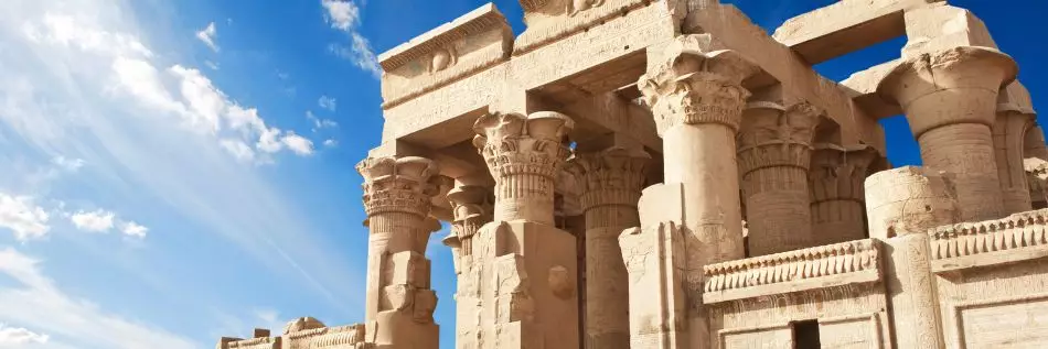 Ruines du temple de Kom Ombo, Egypte.