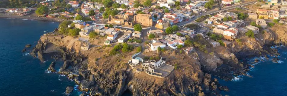 Ville de "Cidade Velha" sur l'île de Santiago, Cap-Vert