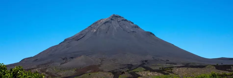 Volcan "Pico do Fogo" sur l'île de Fogo, Cap-Vert