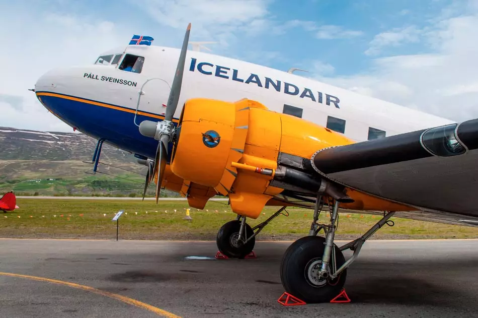 Un Douglas C47 de la compagnie Icelandair