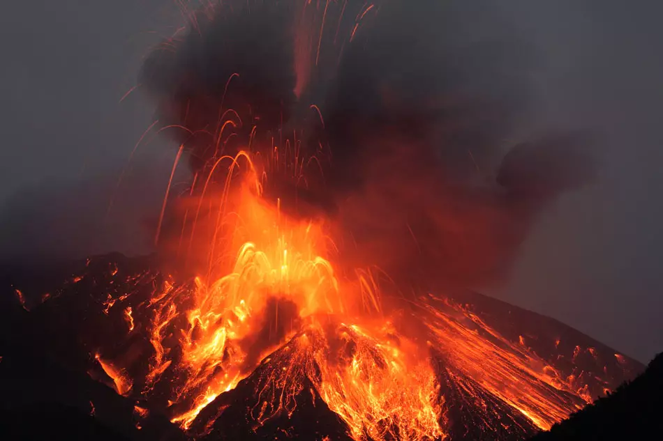 Sakurajima, la dernière éruption en date au Japon