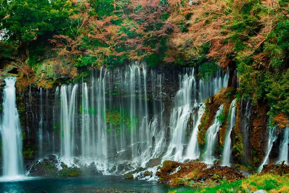 Les cascades Fujinomiya