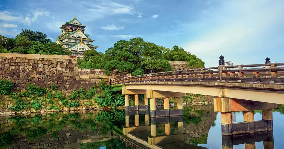 Le château, symbole de la ville de Osaka