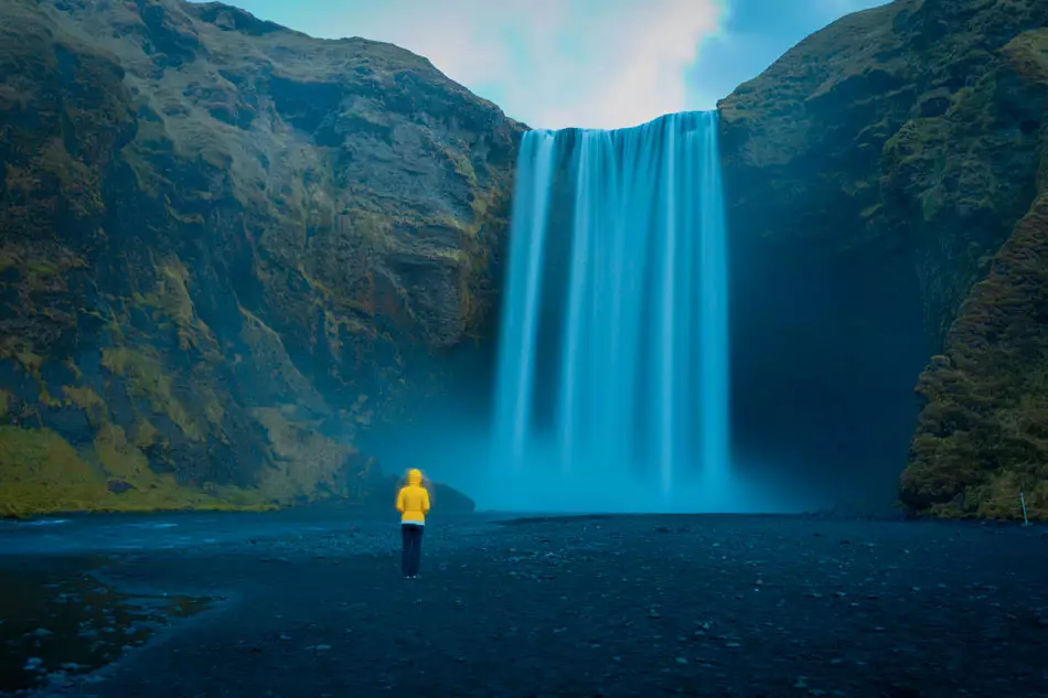 L'une des nombreuses chutes d'eau du pays