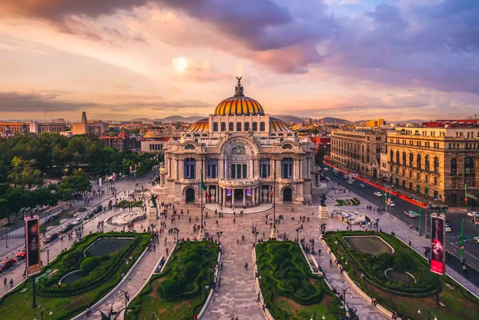 Au cœur de la ville de Mexico