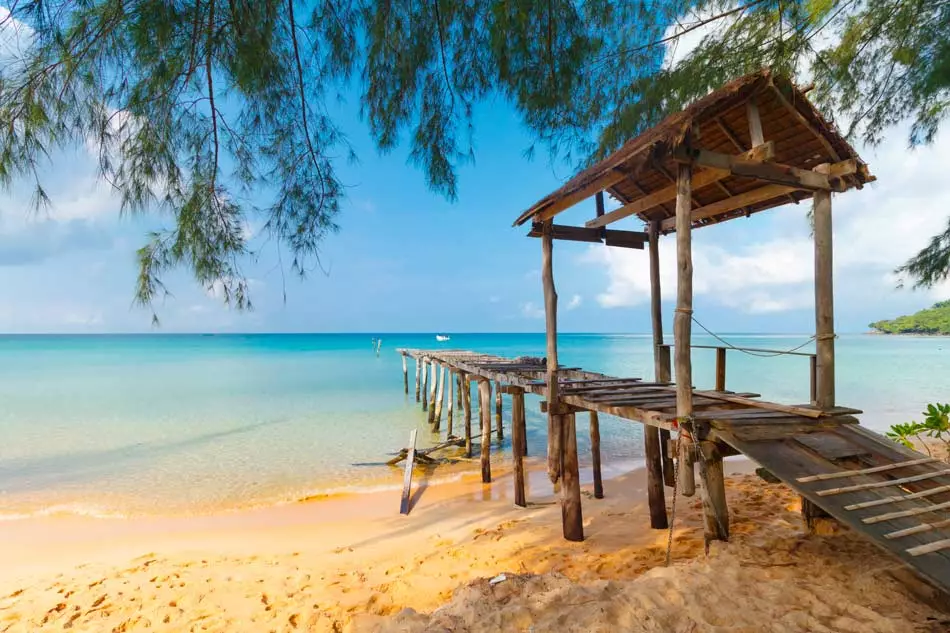 Plage de Koh Rong Samloem au Cambodge