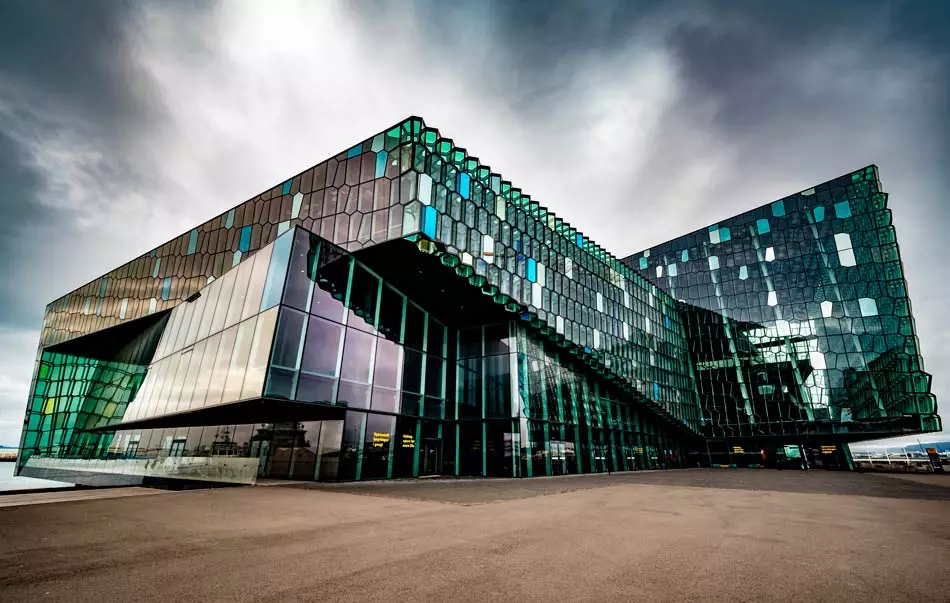 La Harpa, célèbre salle de concert de Reykjavik