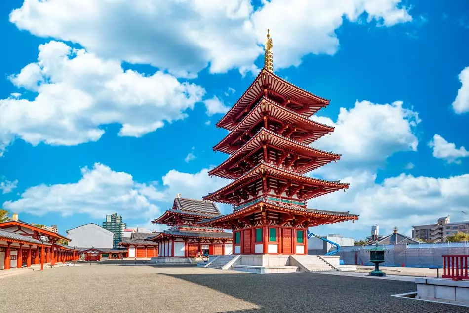 Le temple Shitennoji à Osaka