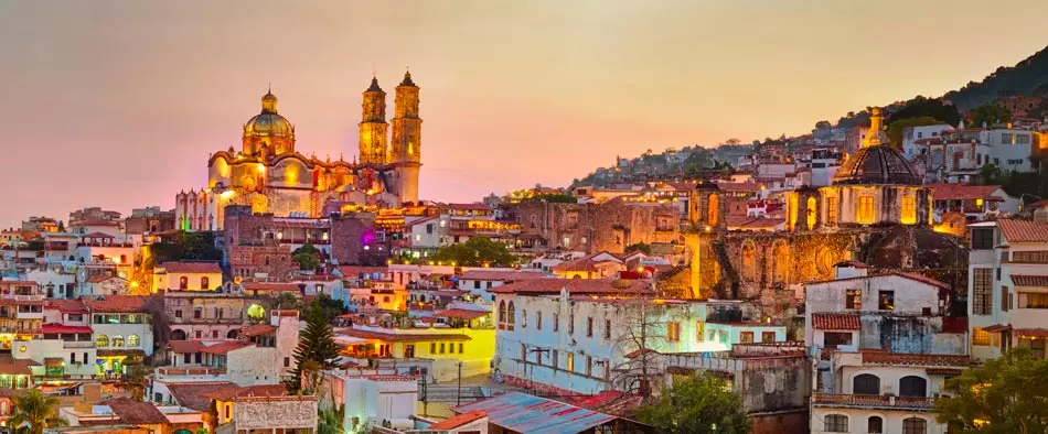 La ville de Taxco au Mexique