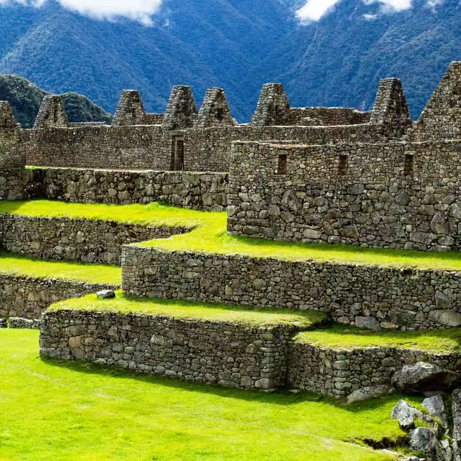 L'intérieur du Machu Picchu