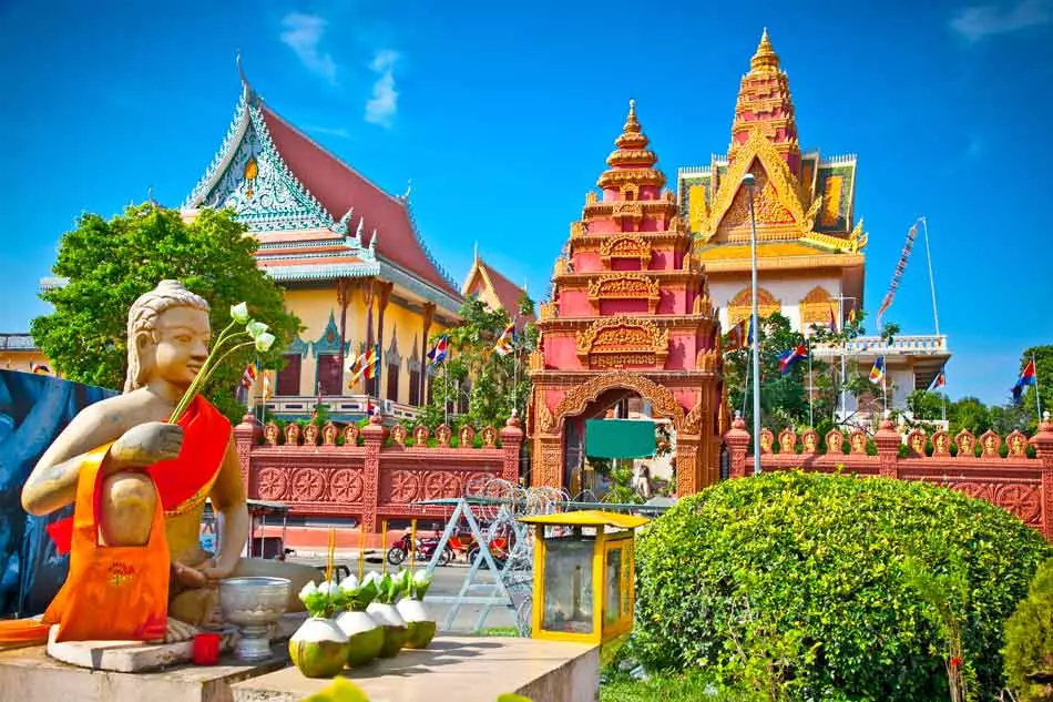 Le Wat Ounalom de Phnom Penh au Cambodge