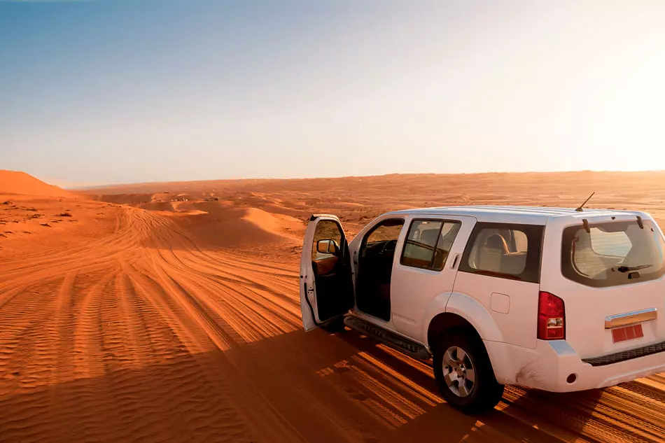 Dans les dunes de Wahiba