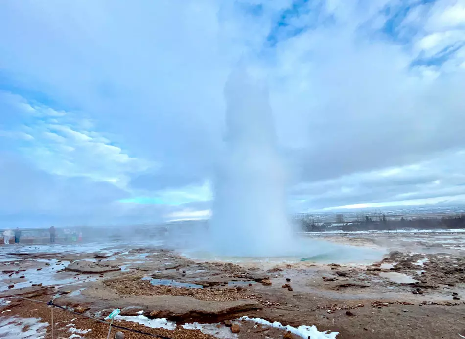 L'unique geyser en Islande