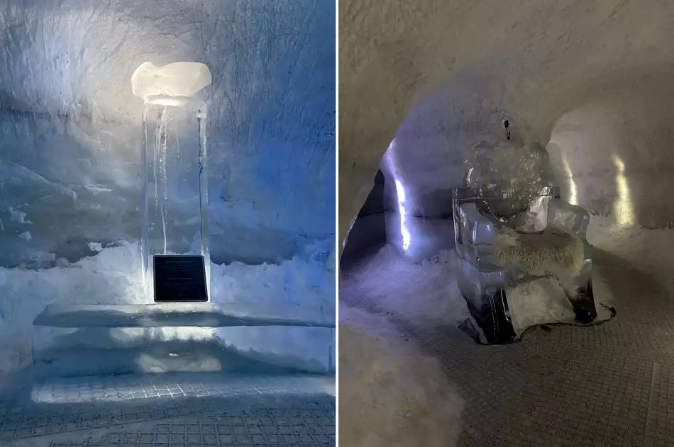 Grotte de glace au Musée Perlan