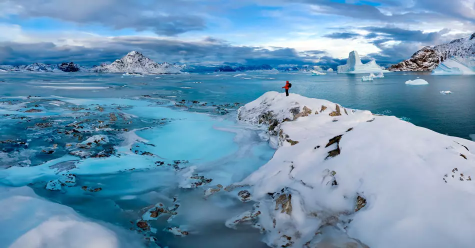 Paysage de glace au Groenland