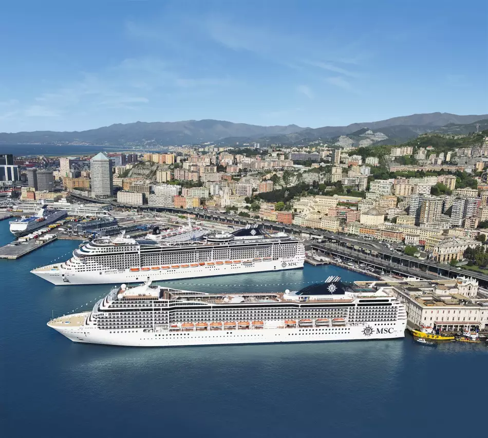 MSC Splendida à quai