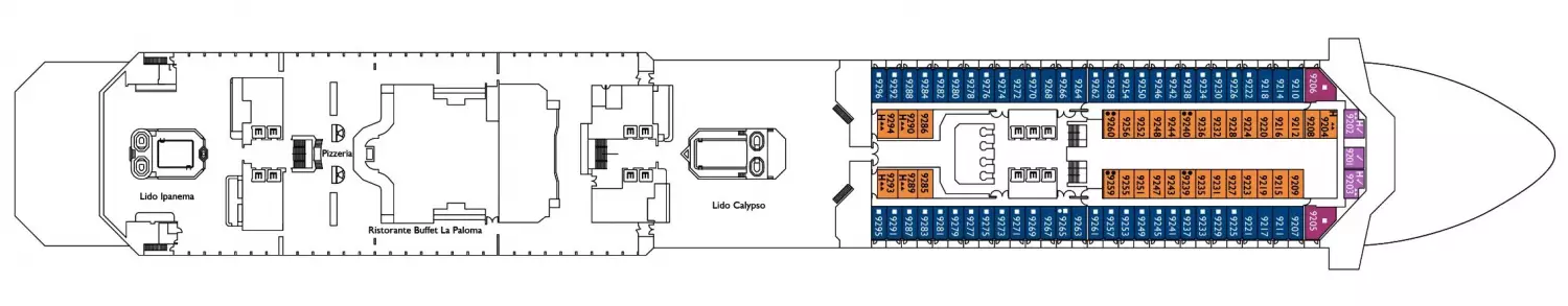 Plan PONT 9 AZZURRO