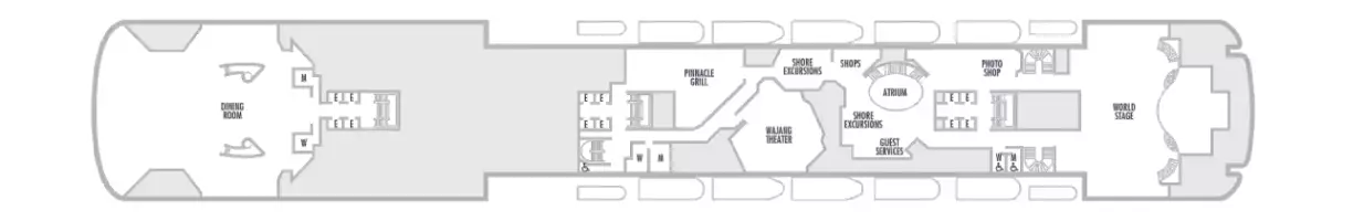 Plan Promenade Deck