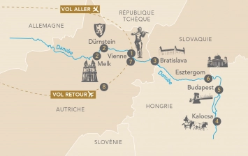 Itinéraire Croisière au fil du Danube entre Histoire et Traditions