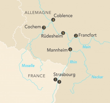 Itinéraire La croisière des idées sur le Rhin avec Marianne