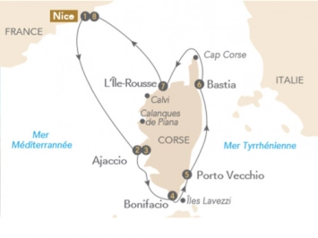Itinéraire Sur les traces de Napoléon en Corse, à la découverte de l'île de Beauté