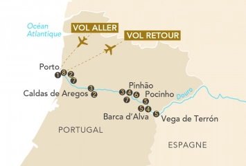 Itinéraire Croisière Musicale au fil du Douro