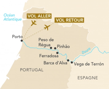 Itinéraire La vallée du Douro avec des Racines et des Ailes