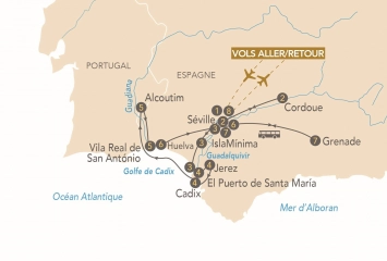 Itinéraire Croisière Musicale au fil du Guadalquivir