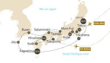 Itinéraire Croisière au Japon, archipel entre traditions et modernité