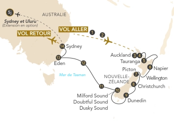 Itinéraire Australie & Nouvelle-Zélande, Nature grandiose du pays maori