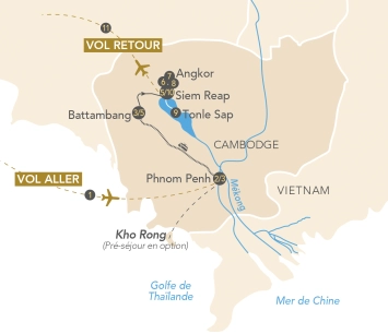 Itinéraire Arts d'hier et d'aujourd'hui au Cambodge
