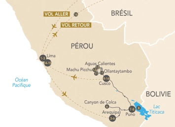 Itinéraire Circuit au Pérou : immersion culturelle et gastronomique au pays des Incas