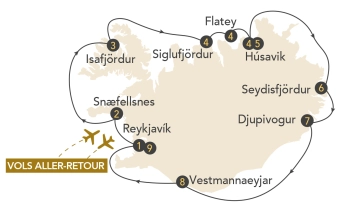 Itinéraire Croisière en Islande, au cœur d'une terre fascinante