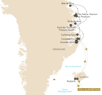 Itinéraire Groenland, Islande : Inuits et panoramas arctiques
