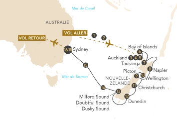 Itinéraire Nouvelle-Zélande & Australie : Trésors du pays maori