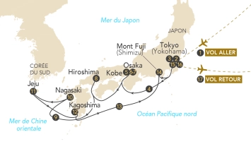 Itinéraire Croisière au Japon, arts et tradition