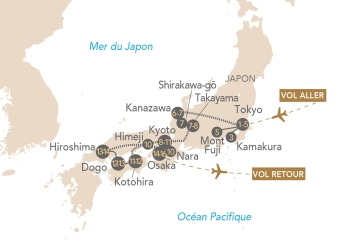 Itinéraire Le Japon en train : voyage au cœur des villes, des traditions et des paysages