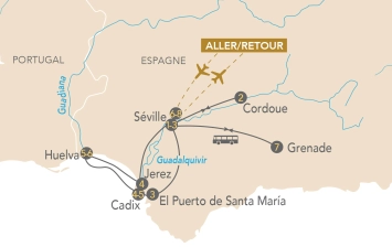 Itinéraire Au fil des jardins sur le Guadalquivir avec Alain Baraton