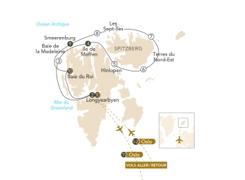 Itinéraire Croisière au Spitzberg, Terre des ours
