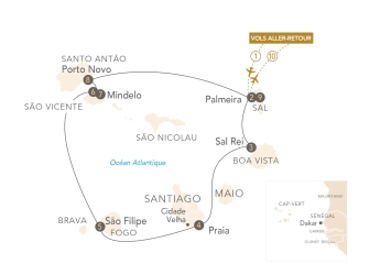Itinéraire L’archipel du Cap-Vert, cinq îles de rêve à la croisée des cultures
