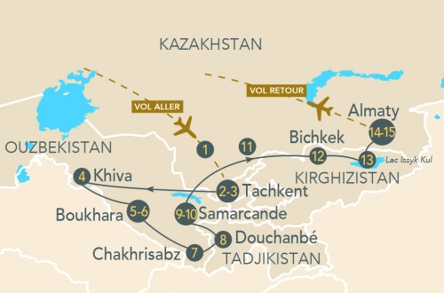 Itinéraire Sur la Route de la Soie, en train mythique