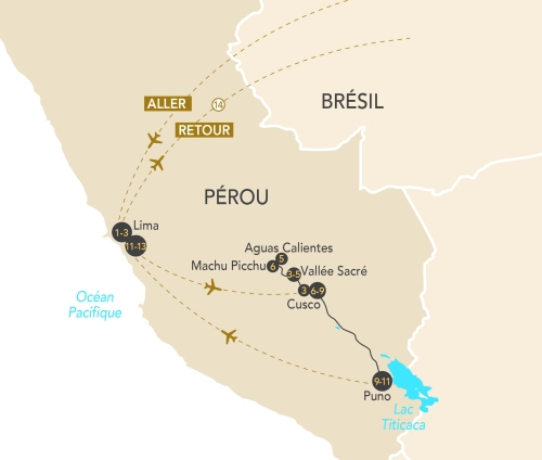 Itinéraire Sur la terre des Incas : trésors du Pérou ancestral
