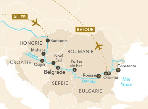 Itinéraire Mélodies au fil du Danube, entre musiques et empires