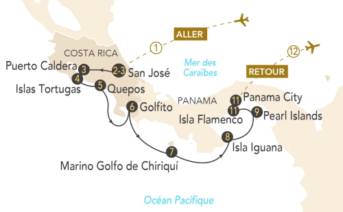Itinéraire Panama et Costa Rica : couleurs et splendeurs tropicales