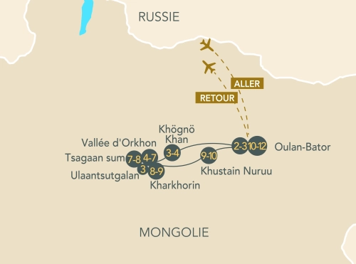 Itinéraire Trésors de Mongolie, au cœur des steppes sacrées