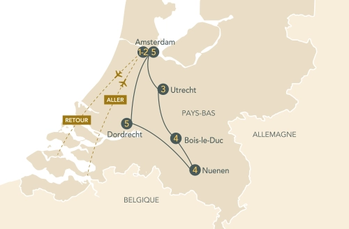 Itinéraire Sur les pas de Van Gogh aux Pays-Bas