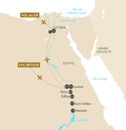 Itinéraire Trésors d'Égypte & Grand Musée du Caire avec Pascal Boniface