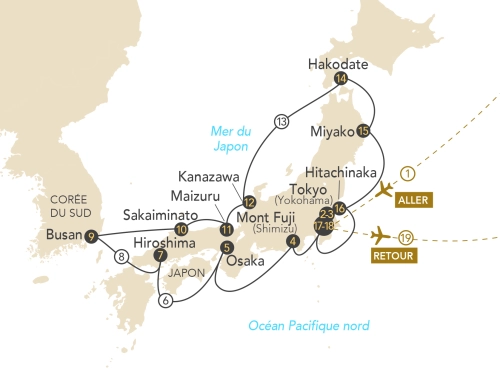 Itinéraire Tour du Japon : l'archipel aux premières couleurs de l'automne