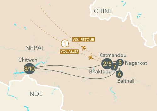 Itinéraire Circuit accompagné au Népal : au cœur de l'Himalaya