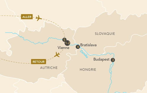 Itinéraire Magie de Noël sur le Danube